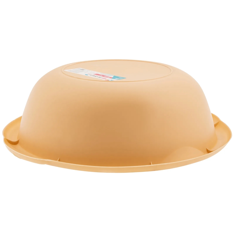 Таз Palisad Home 929835, пластмассовый круглый 18 л, бежевый