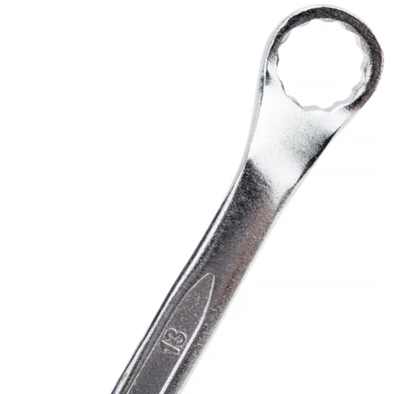 Ключ накидной двусторонний Hortz 103527, 10х13 мм, хромирование в Кинешме