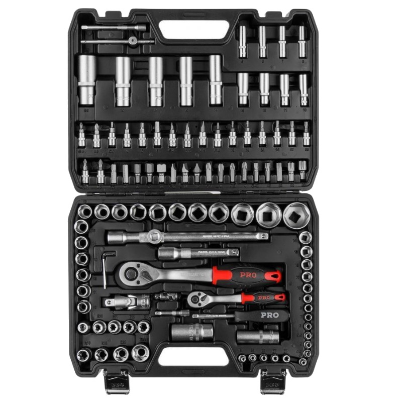 Набор головок и бит Pro Startul Stuttgart PRO-108S, 108 предметов, 1/4", 1/2" в Переславле