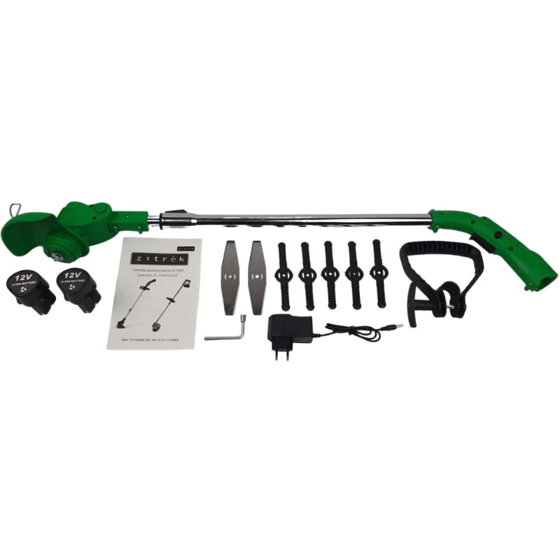 Триммер аккумуляторный Zitrek GreenCut 12 082-2001 (12V, Li-Ion 2 шт., 1.3 Ач)