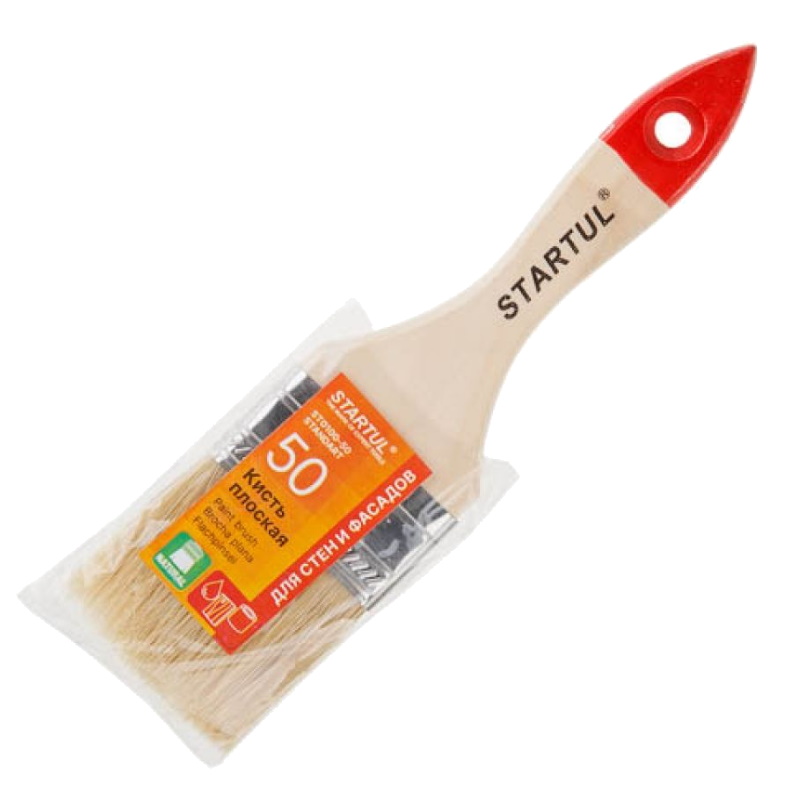 Кисть плоская Startul STANDART ST0100-50 2-50 мм 48₽