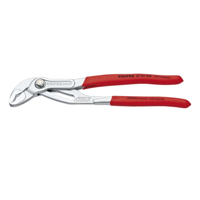 Клещи переставные Knipex Cobra KN-8703250SB, зев 50 мм, длина 250 мм, хром, обливные ручки  в Туле