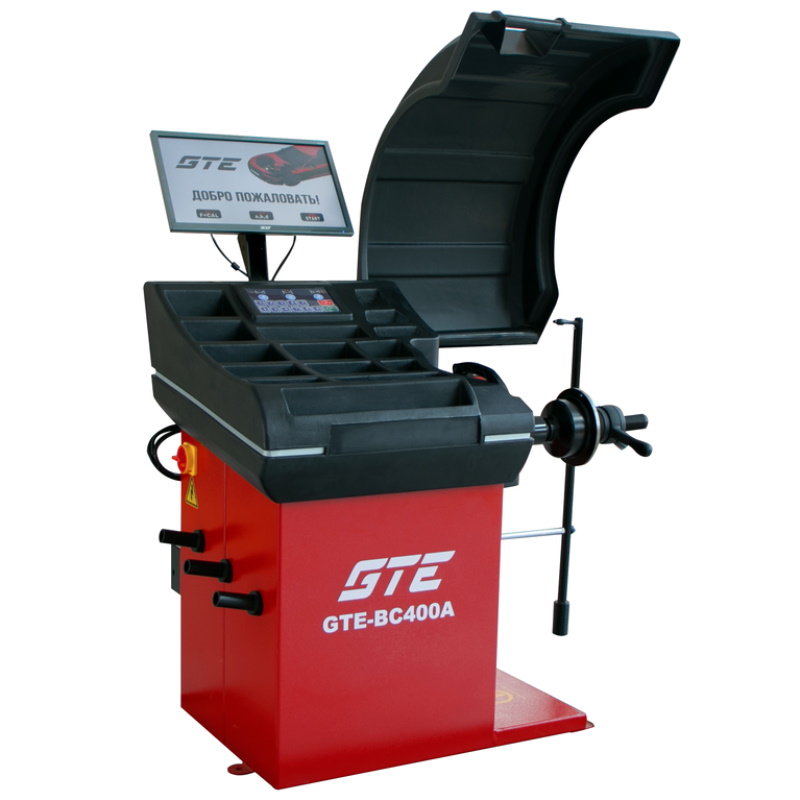 Стенд балансировочный GTE GTE-BC400A, автоматический, с LCD дисплеем, 220В, 10" - 30"