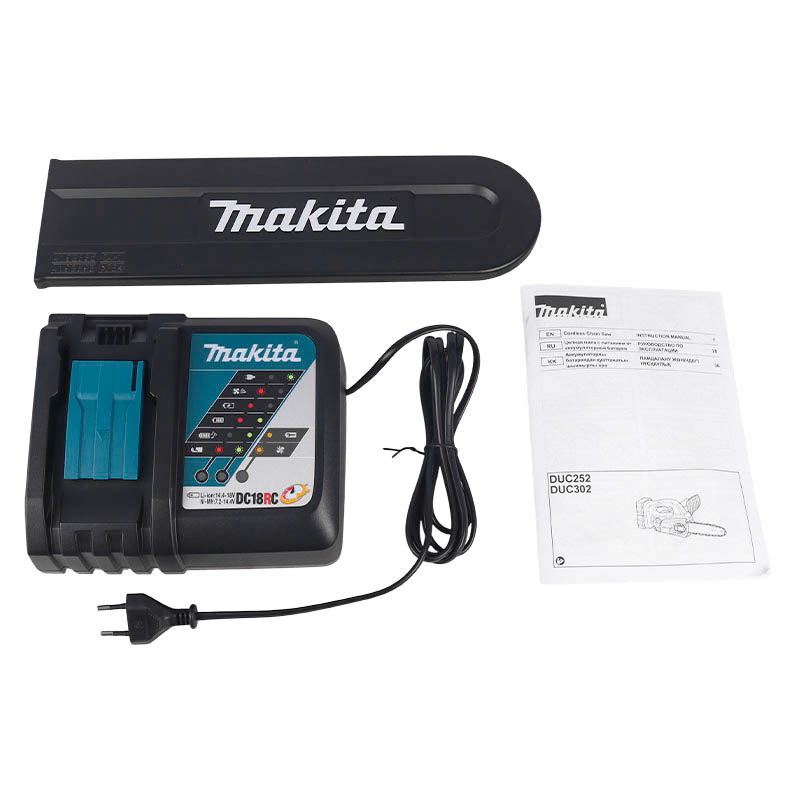 Пила цепная аккум. Makita DUC302RF2 LXT 2х18В,12"/30см,3/8",1,1мм,20м/с,(2xBL1830B; DC18RC),XPT во Владимире