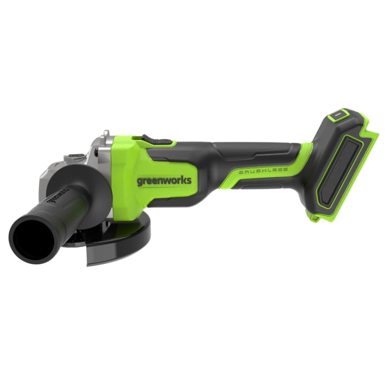 Угловая шлифовальная машина Greenworks AG590 24V 3201007CUH, аккумуляторная, б/щет, 125 мм, 8500 об/мин,  АКБ 8Ач, ЗУ в Череповце