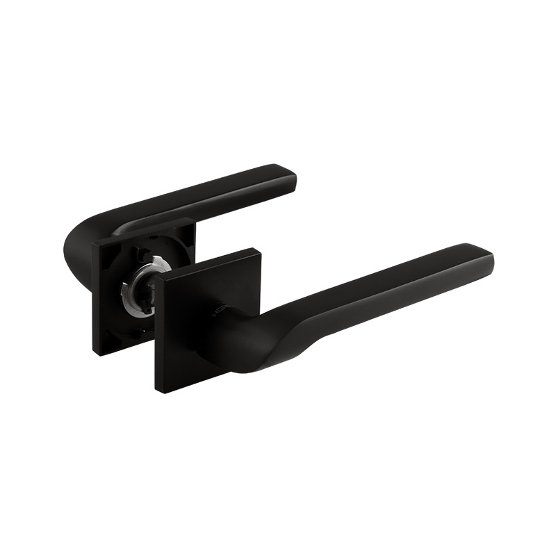 Ручка дверная Нора-М 131K Slim 18621, Черный