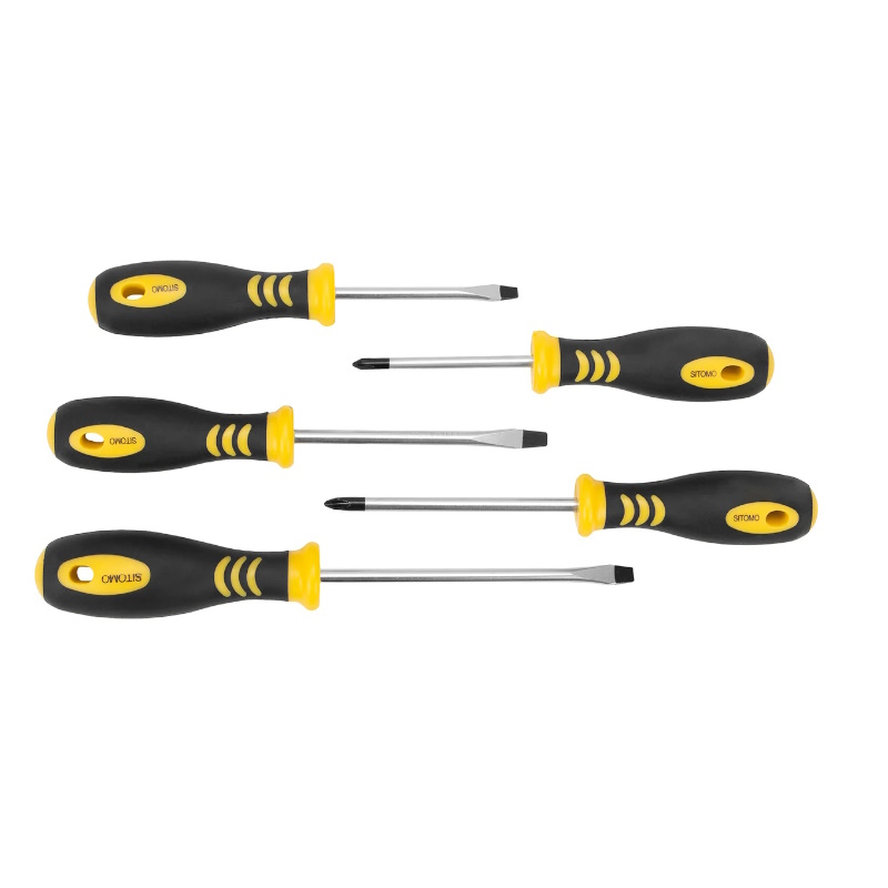 Набор отверток Sitomo 55452 5 шт 3 шлицевых 2 крестовых 470₽