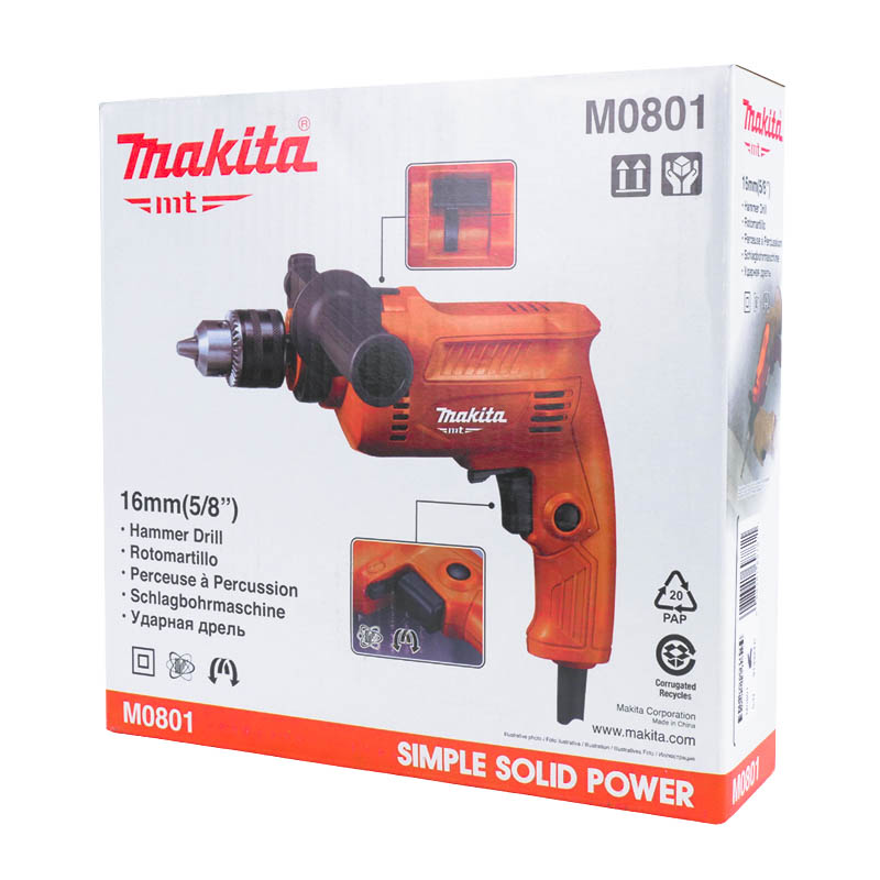 Дрель ударная Makita M0801 500Вт, ЗВП-13мм, 2900 об\м,1.7 кг в Иваново