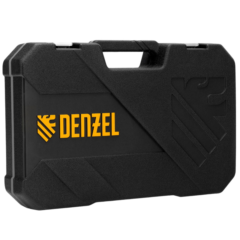 Набор инструментов Denzel 15814, 1/2", 1/4", CrV, S2, пластиковый кейс, 109 предметов