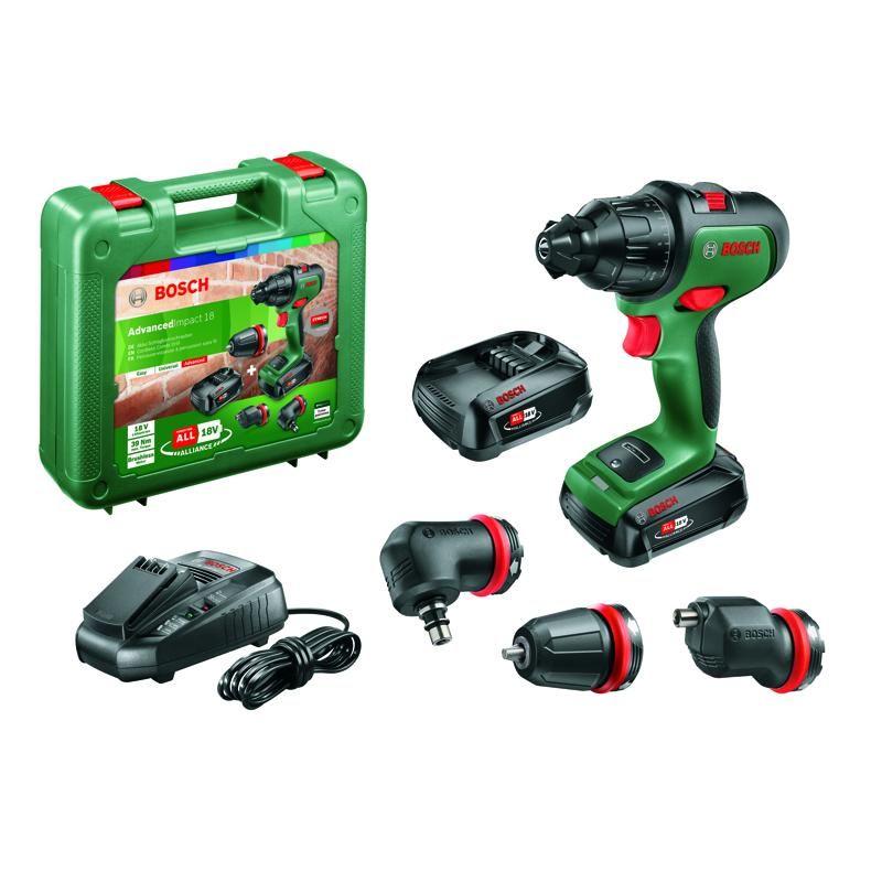 Аккумуляторная ударная дрель-шуруповерт Bosch AdvancedImpact 18 06039B510B в Туле
