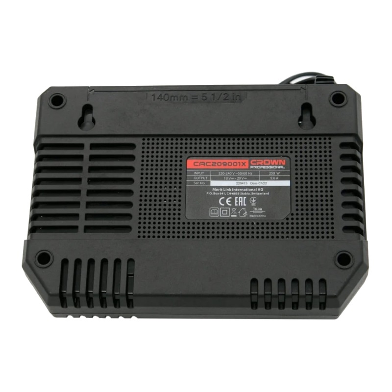 Зарядное устройство Crown CAC209001X 20В B3+, 9 А, 250 Вт в Ярославле