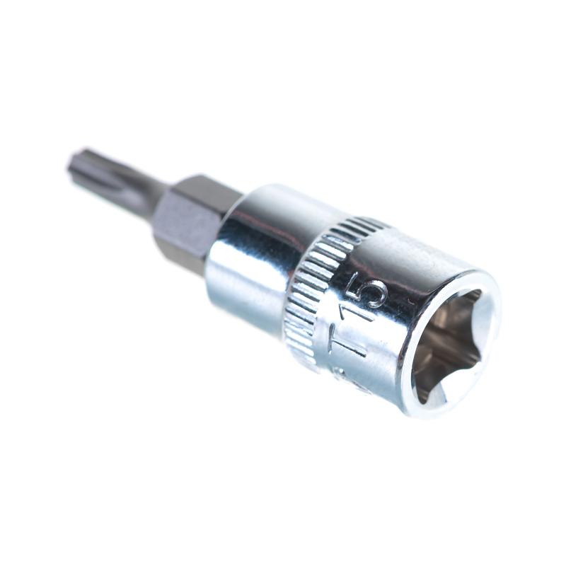 Насадка торцевая Ombra 1/4"DR с вставкой-битой TORX, T15 114315 во Владимире