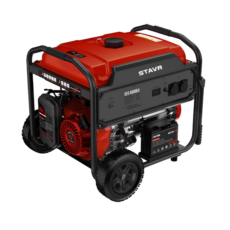 Генератор бензиновый Stavr SEG 6500EA 9040200026 6500 Вт 230В 50Гц ATS-автозапуск 73257₽
