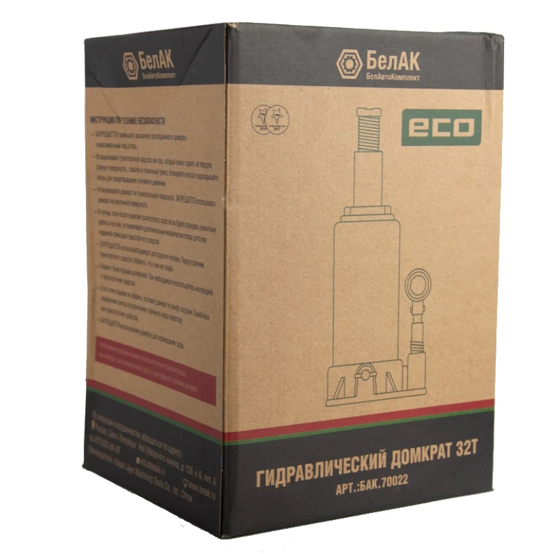 Домкрат гидравлический БелАК ECO БАК.70022, 32 т