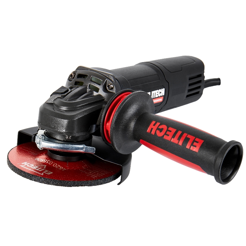 Угловая шлифмашина (болгарка) Elitech AG 1412E 205375 E2213.050.01, 125 мм, 1400 Вт, плавный пуск, регулировка оборотов, в кейсе в Ярославле