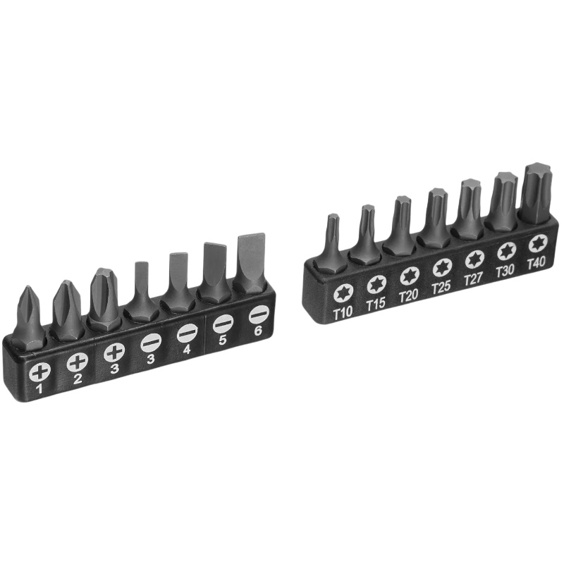 Набор инструментов Denzel 15801, 1/2", 1/4", CrV, S2, пластиковый кейс, 64 предмета в Ярославле