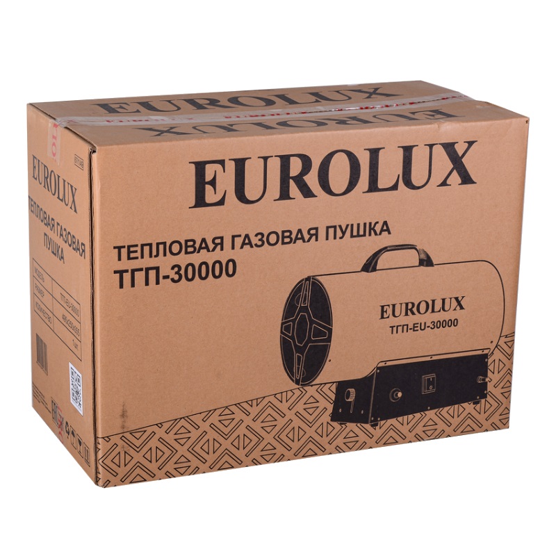 Тепловая газовая пушка Eurolux ТГП-EU-30000 67149