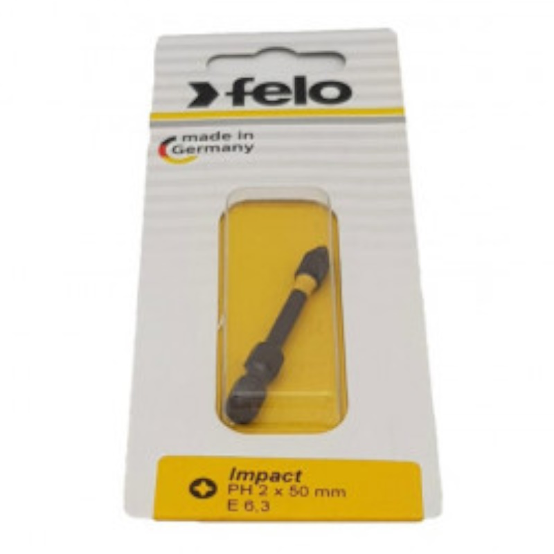 Бита крестовая ударная серия Felo Impact 03202541, PH2x50, на блистере (Германия) в Иваново