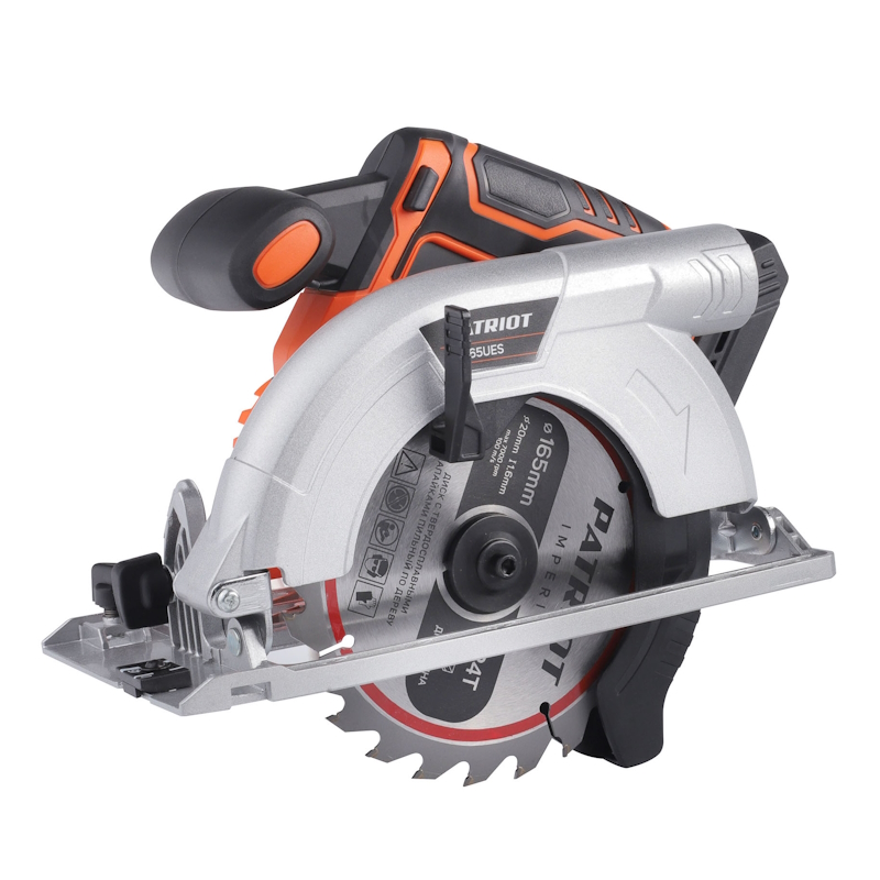 Пила циркулярная аккумуляторная Patriot CS 165UES 110303165, 4500 об/мин, диск 165мм, 21В