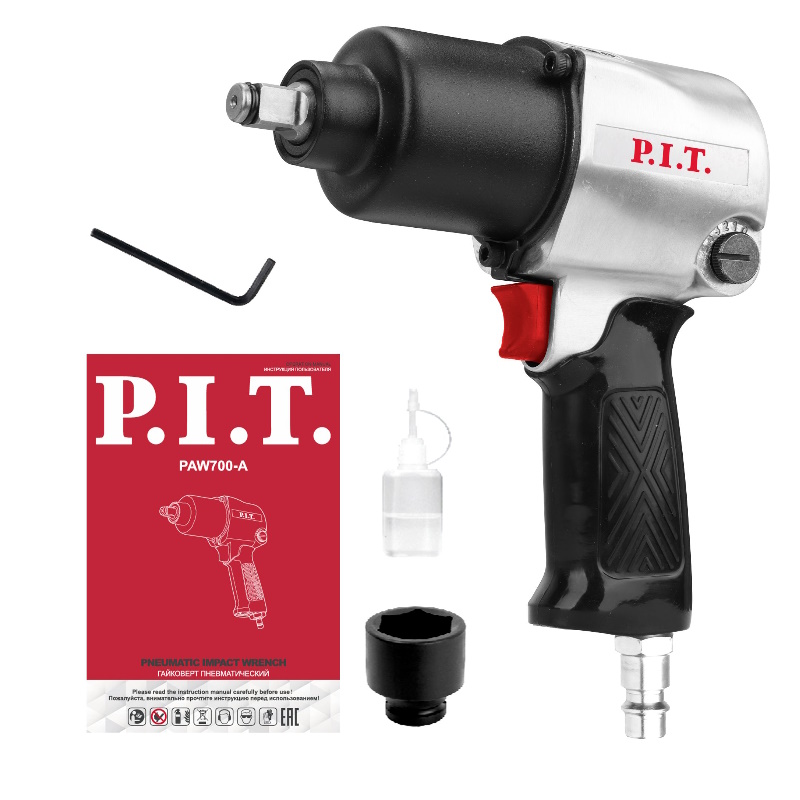 Компрессор P.I.T. PAC50-C2 + Гайковерт пневматический P.I.T. PAW700-A в подарок в Иваново