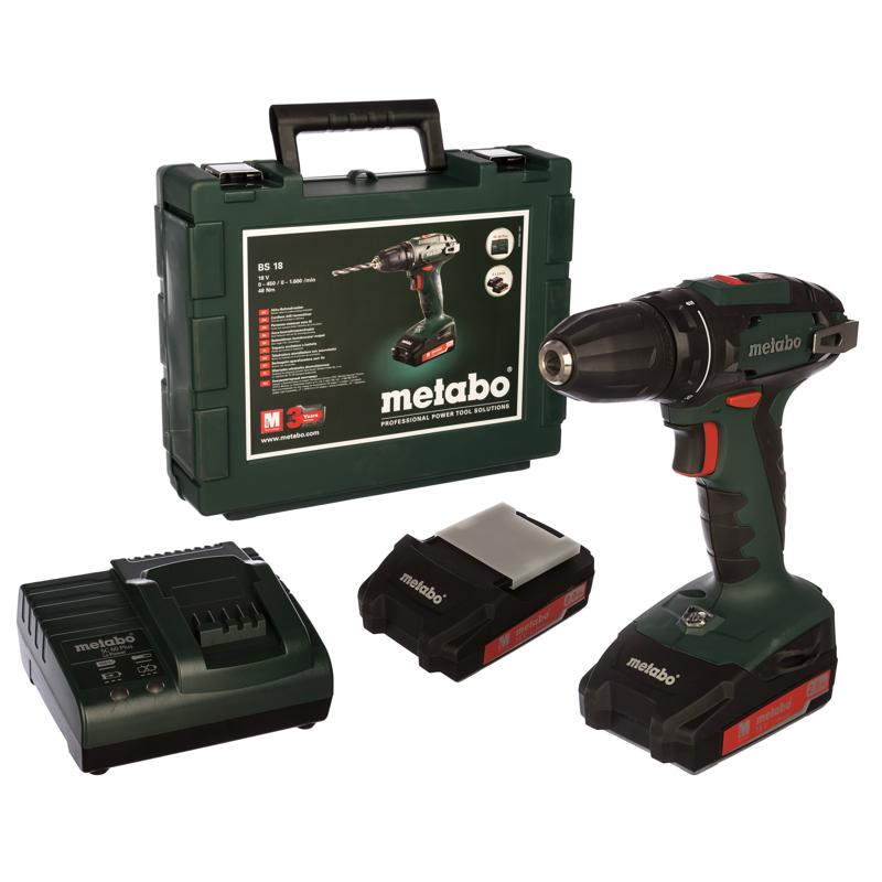 Аккумуляторная дрель-шуруповерт Metabo BS 18 602207560 в Муроме