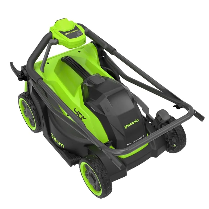 Газонокосилка аккумуляторная Greenworks GD40LM361 2520807UB, 40V, 36 см, бесщеточная, c 1хАКБ 4Ач и ЗУ в Угличе