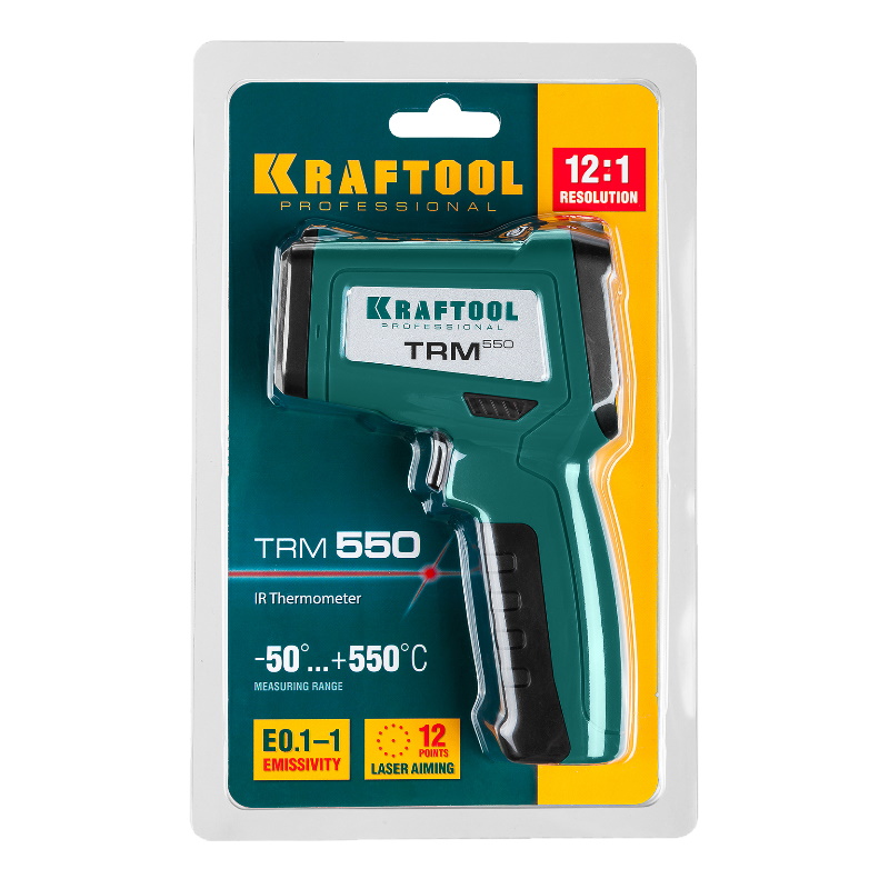 Пирометр инфракрасный Kraftool TRM-550 45705-550, -50°С +550°С в Ярославле