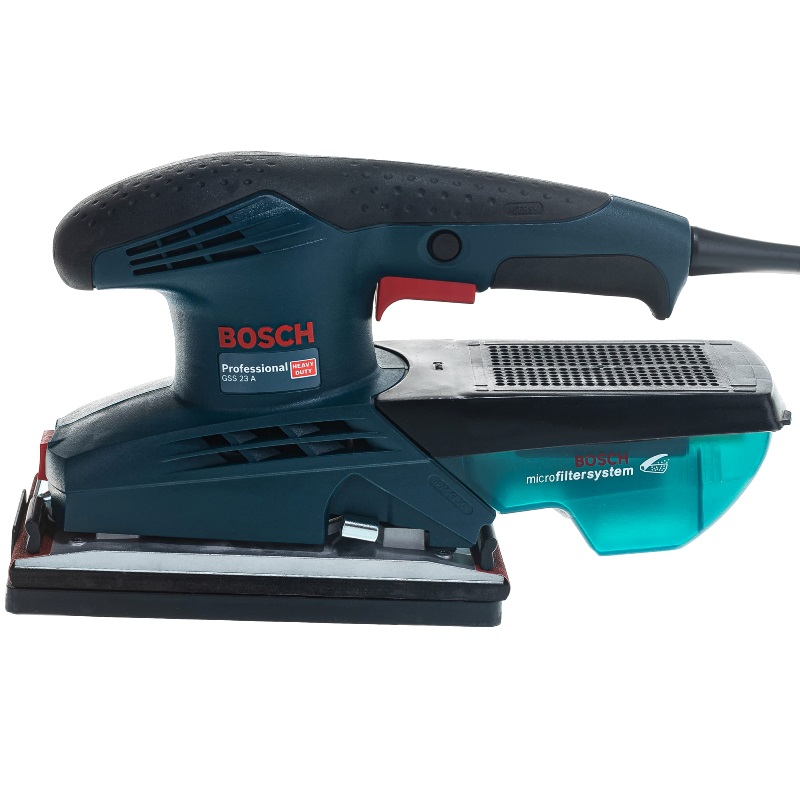 Шлифмашина вибрационная сетевая Bosch GSS 23 A (частота 24000 колебаний/мин, вес 1,7 кг, бумага 93x230 мм) в Туле