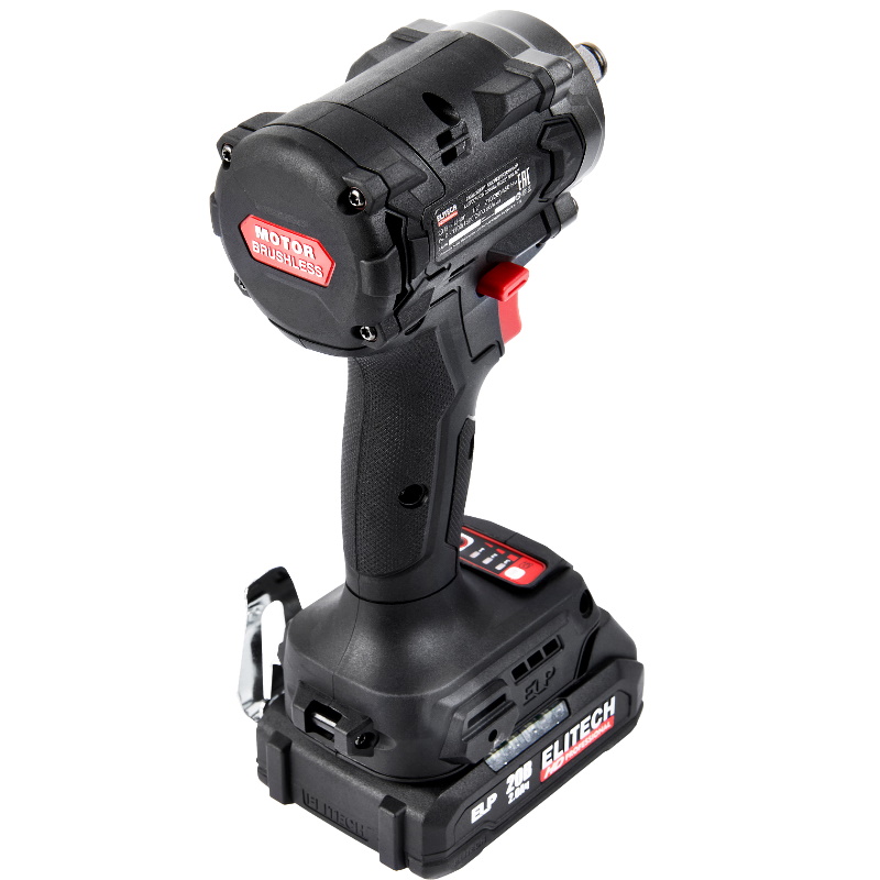 Гайковерт аккумуляторный Elitech HD CW 2004SL (E2201.056.01) 205737, ударный, бесщеточный, 20В, 2х2.0Ач, ELP, 0-2400 уд/мин в Вологде