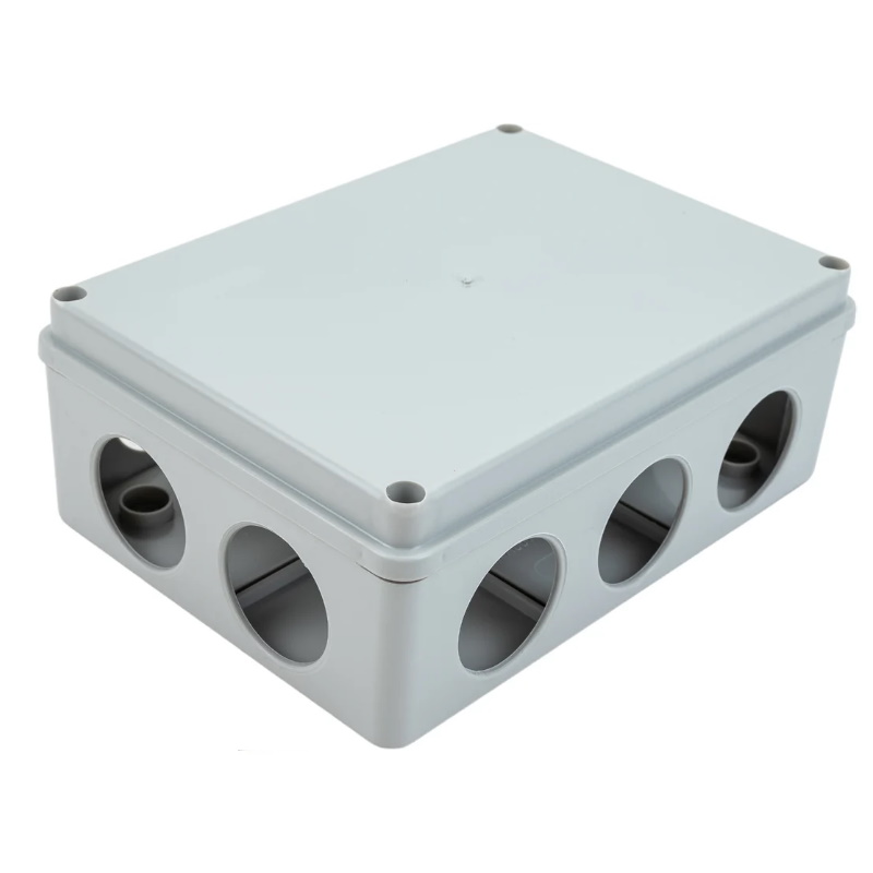 Коробка распределительная IEK КМ41244 UKO11-190-140-070-K41-55, 190х140х70мм, IP55, 10 вводов, серая в Иваново