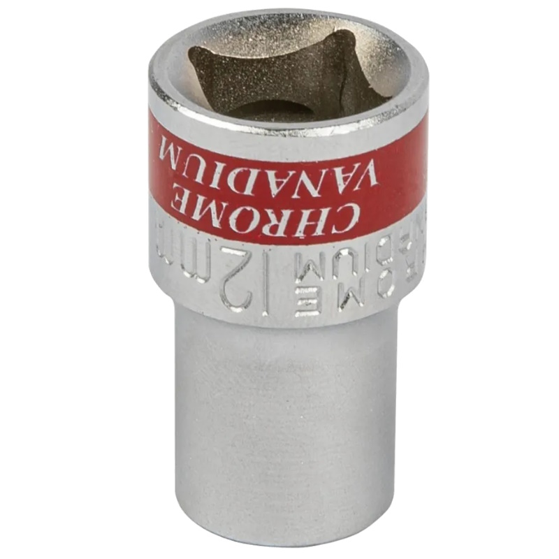 Головка торцевая Matrix 13684, 12 мм, 12-гранная, CrV, под квадрат 1/2", хромированная в Кинешме