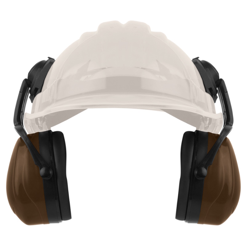 Наушники противошумные Jeta Safety JEM-521 Clamor, с разъемом на каску, цвет коричневый, 33 дБ