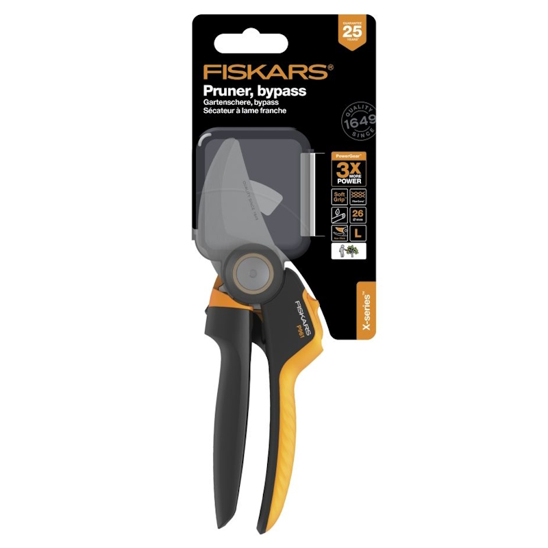 Секатор плоскостной Fiskars Xseries PowerGear L P961 1057175 в Угличе
