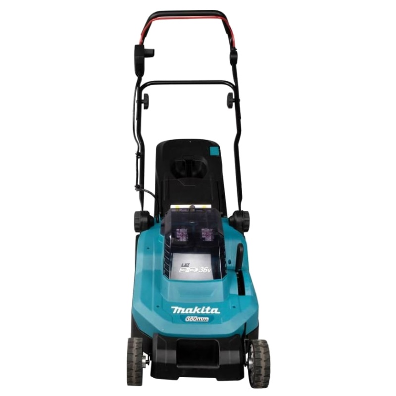 Аккумуляторная газонокосилка для стрижки газона Makita DLM382PM2 (36В, 2х4Ач, ЗУ, травосборник 40 л) в Угличе