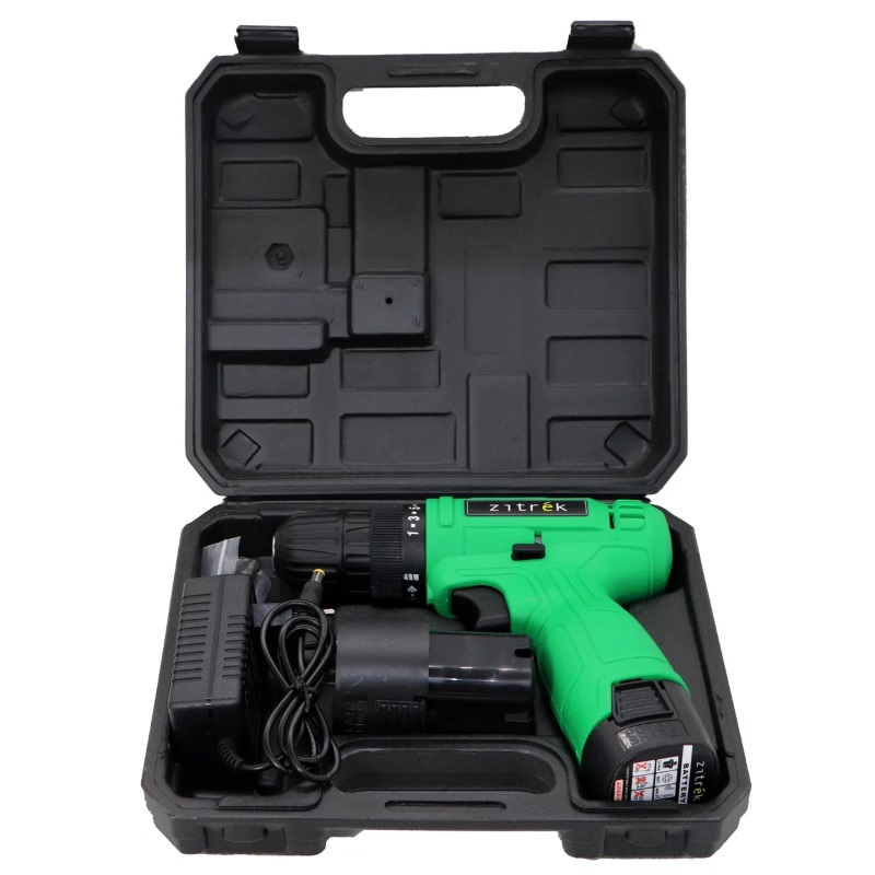 Аккумуляторная дрель-шуруповерт Zitrek Green 063-4040 16.8-Li-ion  (1,5 Ач, напряжение аккумулятора 16,8 В) в Ярославле