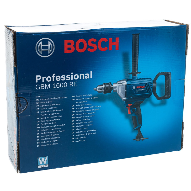 Дрель-миксер Bosch GBM 1600 RE 0.601.1B0.000, 850 Вт в Костроме