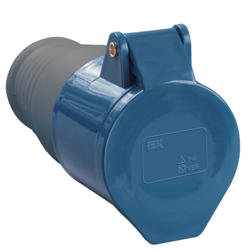 Розетка переносная IEK ССИ-223 PSR21-032-3, 32А-6ч 220В 2P+PE IP44 в Твери