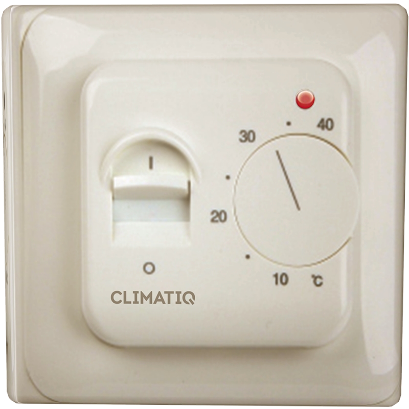 Терморегулятор с ручным управлением Climatiq BT 20617 слоновая кость 990₽