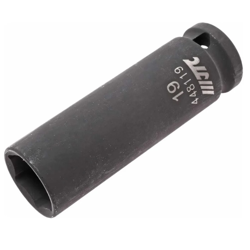 Головка торцевая JTC JTC-448119 ударная глубокая тонкостенная 6-гранная 12 х 19мм длина 82 мм 561₽