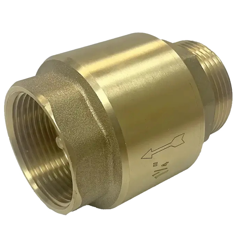 Клапан обратный магистральный Unipump 82462, 1,25 , латунь, резьба НР х ВР  в Коврове