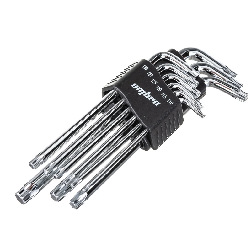 Набор ключей торцевых Ombra 953009, TORX, Т10-50, 9 предметов  в Рыбинске