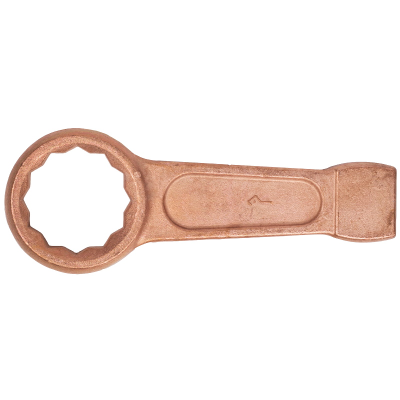 Ключ гаечный рожковый Sitomo 131046 односторонний ударный 90 мм омеднение 16186₽