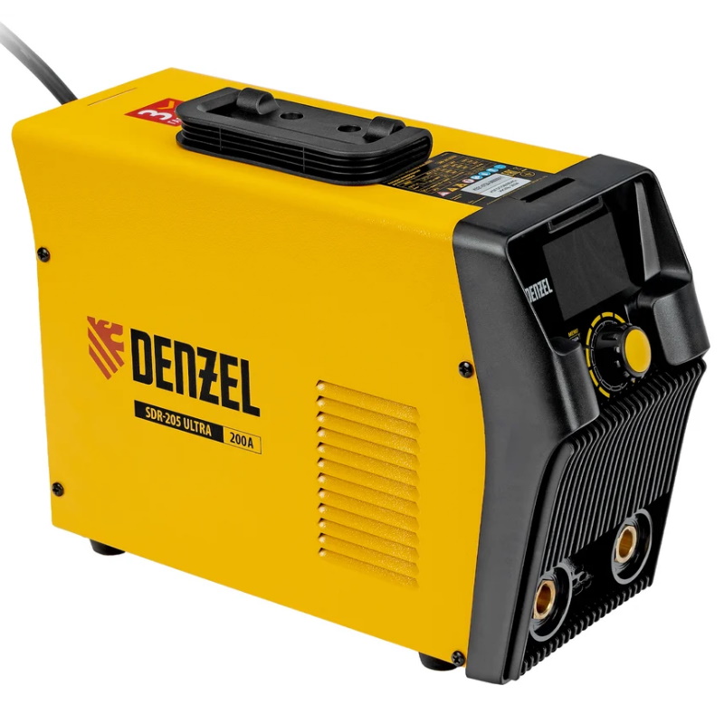 Аппарат инверторный дуговой сварки Denzel SDR-205 Ultra 94360 200 А ПВ 60
