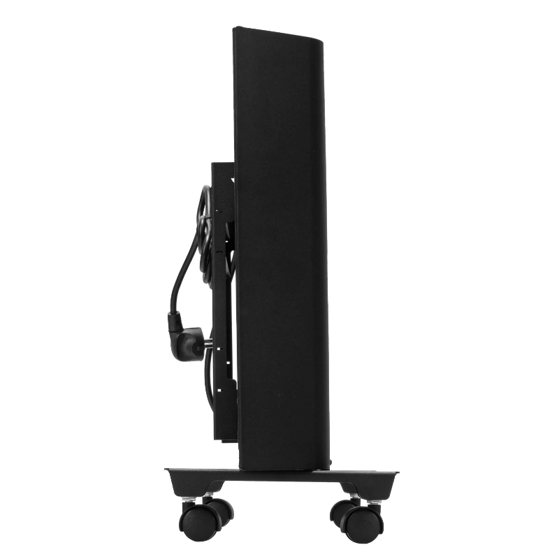 Конвектор электрический Denzel XCE-2000B 98129, 230 В, 2000 Вт, черный, сушилка, колеса, Х-элемент в Туле