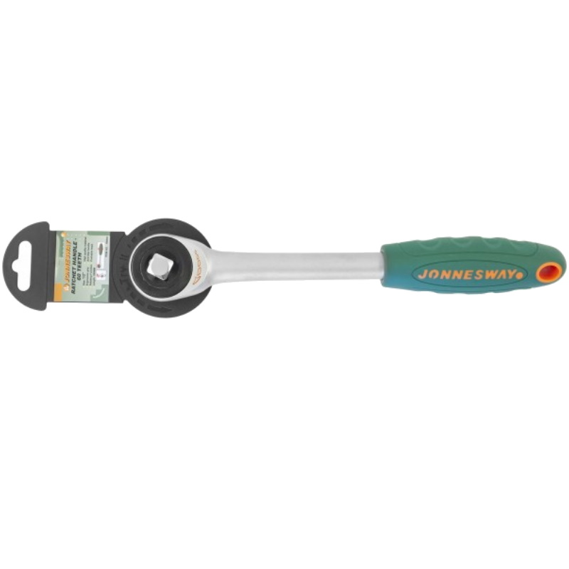 Рукоятка трещоточная ротационная со сквозным приводом Jonnesway R6604 046299, 1/2"DR, 60 зубцов, 290 мм в Рыбинске