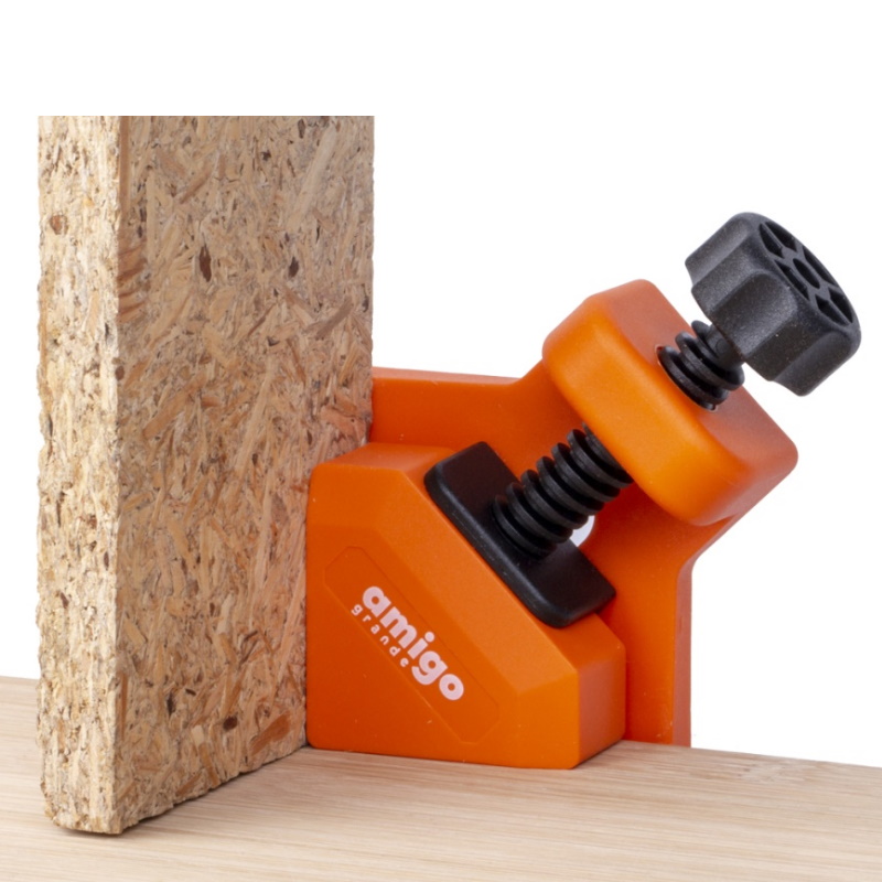 Струбцина угловая для фиксации деталей под прямым углом AMIGO 74040, 2 ...