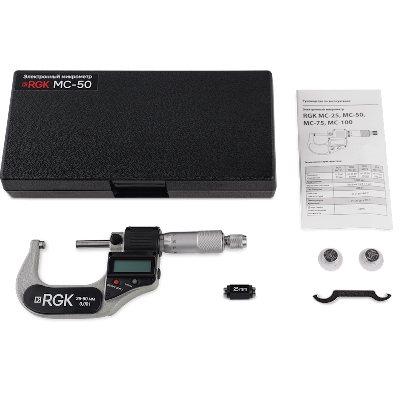 Микрометр электронный Rgk MC-50 757034 в Ярославле