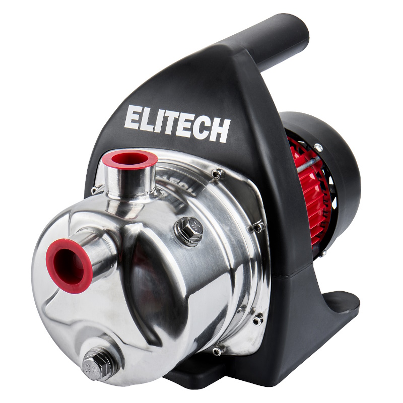 Насос поверхностный Elitech НП 800Н 205649, 800 Вт, 2900 л/ч, Н=38 м, Гл=8 м, 4 бар, ч/вод в Кинешме