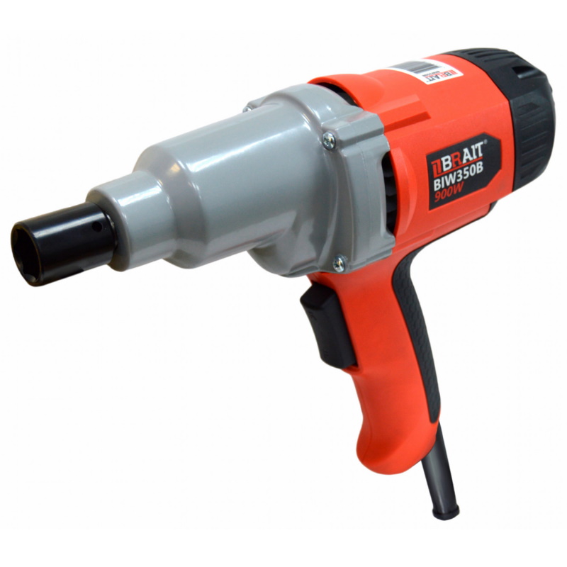 Гайковерт сетевой Brait BIW350B 2101183069 900 Вт 220В50 Гц 2300 обмин 2700 удмин 320 Нм 453500₽