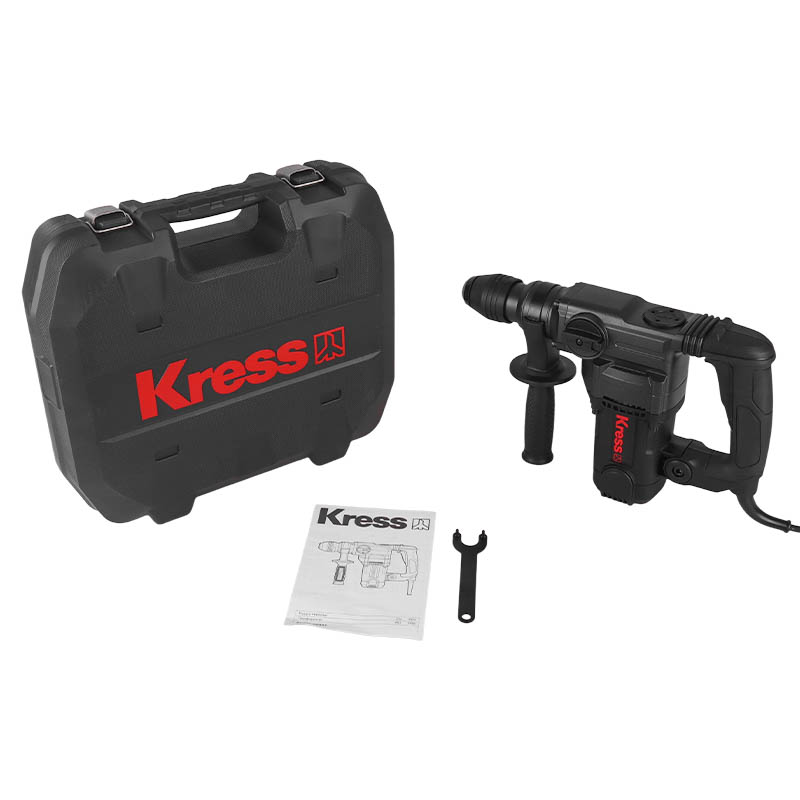Перфоратор Kress KU330, 1100 Вт, 26 мм, SDS+, кейс